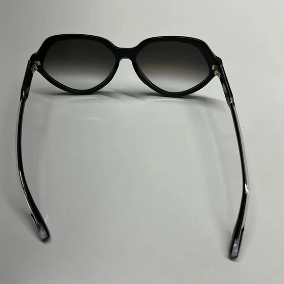 Victoria Beckham Sunglasses Round Glasses Designer VB624S 001 Black Silver 60MM main image 8